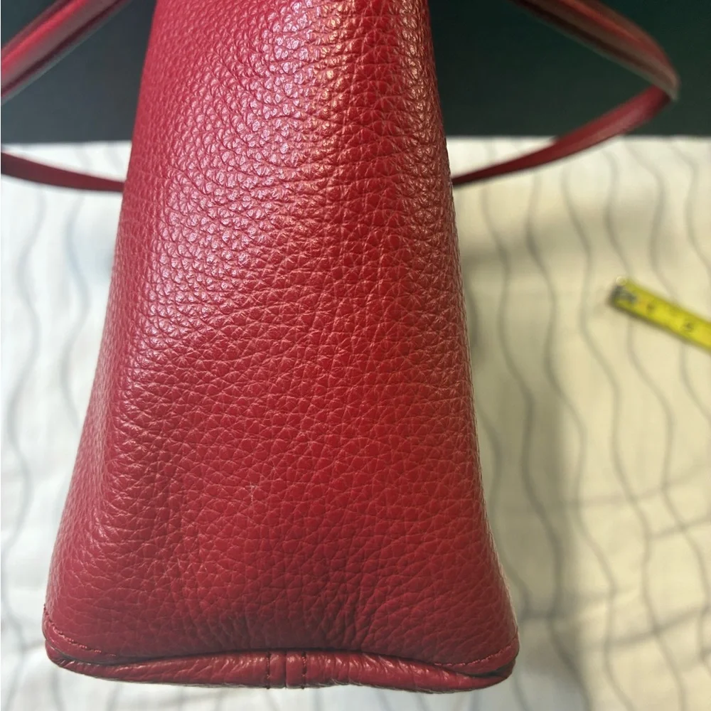PreOwned Authentic Coach Red Leather Purse - Picture 12 of 12